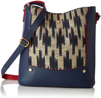 

Kanvas Katha Women Casual Multicolor PU Sling Bag