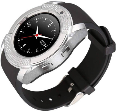 

BODOC Bluetooth Smartwatch Black Smartwatch(Black Strap Free Size)