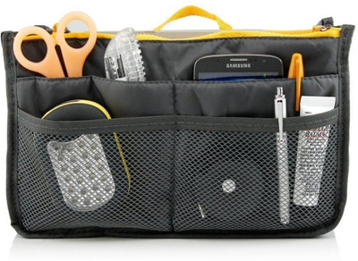 

Gadget Bucket Polyester Multi Pocket Organizer(Grey)