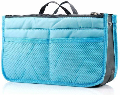 

Gadget Bucket Polyester Multi Pocket Organizer-Sky Blue(Blue)