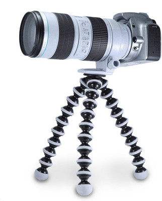 

BJORK Best buy new arrival fully flexible Portable & Foldable Camera & Mobile Tripod with Mobile Clip Holder Bracket Fully Flexible Mount Cum Tripod Stand with Three-Dimensional Head & Quick Release Plate Gorilla Tripod 10" - DSLR , Smartphone & Action Ca