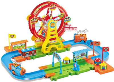 

Pacific Toys S49 Ferris Wheel Train Set(Multicolor)