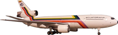 

INFLIGHT200 Ecuatorina Douglas DC10 1/200 Scale Diecast Heavy Metal Aircraft Model(NA)