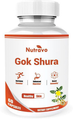 

Nutravo Gokshura with Maca Root Extract - 60 Capsules(60 g)