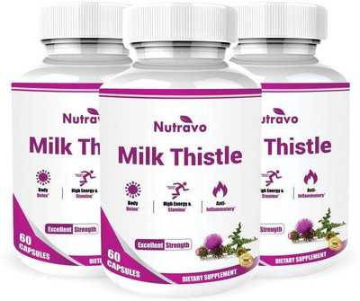 

Nutravo Milk Thistle Extract - 60 Capsules (Pack of 3)(180 g)