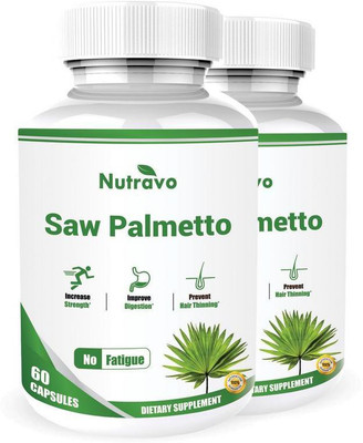 

Nutravo Saw Palmetto Extract - 60 Capsules (Pack of 2)(120 g)