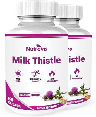 

Nutravo Milk Thistle Extract - 60 Capsules (Pack of 2)(120 g)