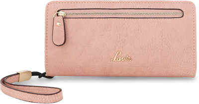 

Lavie Women Pink Artificial Leather Wallet(12 Card Slots)
