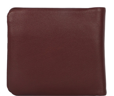 

Adamis Men Maroon Genuine Leather Wallet(6 Card Slots)