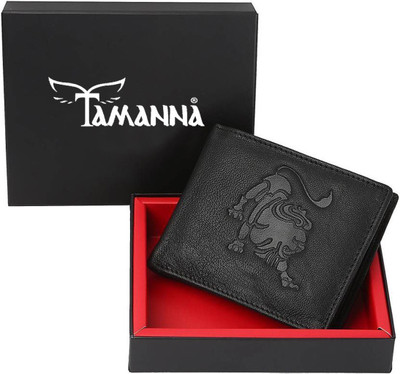 

Tamanna Men Casual Black Genuine Leather Wallet(1 Card Slot)