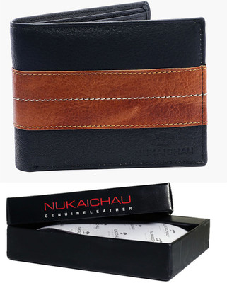 

Nukaichau Men Casual Black, Brown Genuine Leather Wallet(9 Card Slots)