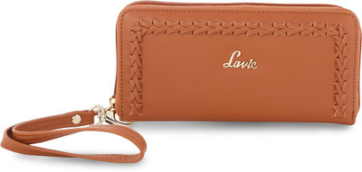 

Lavie Women Brown Artificial Leather Wallet(10 Card Slots)