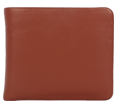 

Adamis Men Tan Genuine Leather Wallet(6 Card Slots)