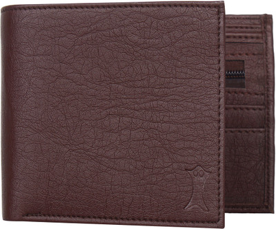 

creature Men Formal Brown Artificial Leather Wallet(3 Card Slots)
