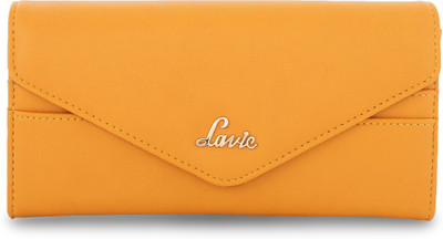 

Lavie Women Yellow Artificial Leather Wallet(7 Card Slots)
