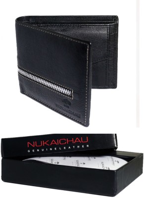 

Nukaichau Men Casual Black Genuine Leather Wallet(9 Card Slots)