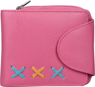 

LEATHERSTILE Women Pink Artificial Leather Wallet(6 Card Slots), Bebo pink