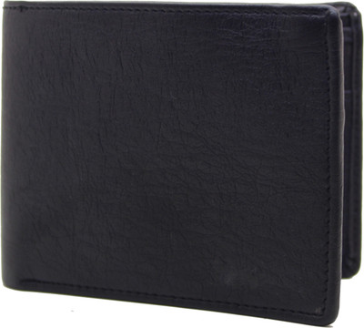 

MS Men Formal Black Artificial Leather Wallet(4 Card Slots)