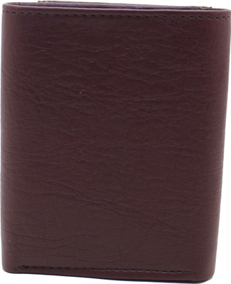 

MS Men Formal Brown Artificial Leather Wallet(4 Card Slots)