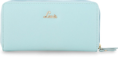 

Lavie Women Blue Artificial Leather Wallet(6 Card Slots), Navy blue
