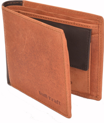 

Bull Kraft Men Tan Genuine Leather Wallet(6 Card Slots), Tan - 03