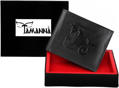 

Tamanna Men Casual Black Genuine Leather Wallet(1 Card Slot)