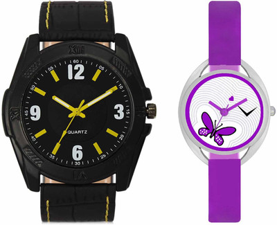 

VALENTIME VL17VT02 New Latest Stylish Designer Collection Leather Combo Couple Fancy Casual Best Offer Watch - For Men & Women
