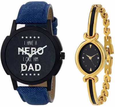 

SPLAZOS Combo Presenting the Leather Strap And Formal Design For Men And Women-07 Watch - For Boys & Girls