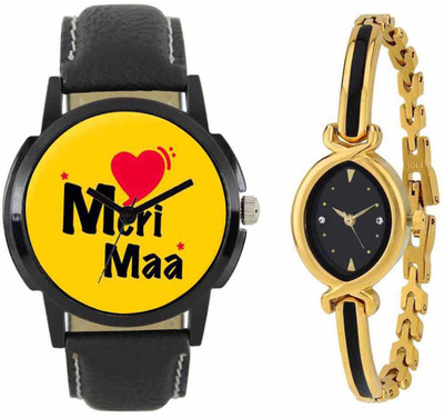 

SPLAZOS Combo Presenting the Leather Strap And Formal Design For Men And Women-104 Watch - For Boys & Girls