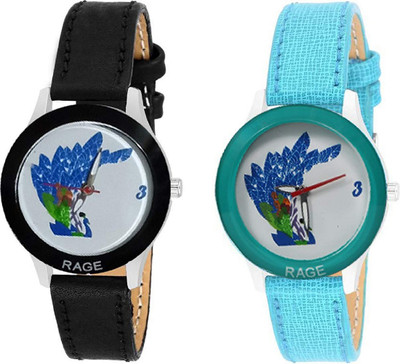 

HKG New Branded Multi Color Combo Girl Watch Watch - For Women
