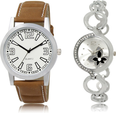 

The Shopoholic Best Combo Pack White And Silver Dial Analog Watch For Boys And Girls Mens Watches Stylish Watch - For Boys & Girls
