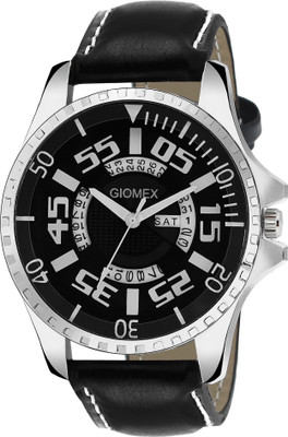 

Giomex GMA-102011 Black Day and Date Watch - For Men
