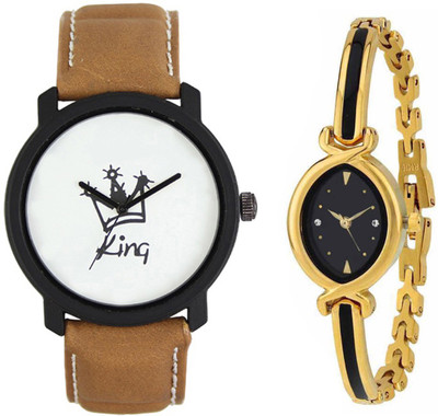 

SPLAZOS Combo Presenting the Leather Strap And Formal Design For Men And Women-18 Watch - For Boys & Girls