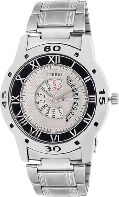 

Tarido TD1920SM02 Exclusive Silver Stainless Steel Day And Date function watch looks charming for men & boys Watch - For Men