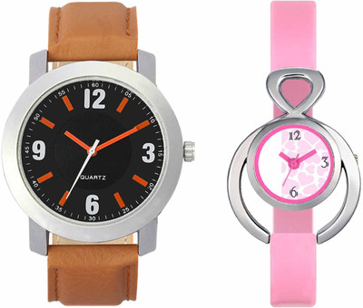 

VALENTIME VL28VT13 New Latest Stylish Designer Collection Leather Combo Couple Fancy Casual Best Offer Watch - For Men & Women