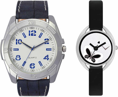 

VALENTIME VL24VT01 New Latest Stylish Designer Collection Leather Combo Couple Fancy Casual Best Offer Watch - For Men & Women