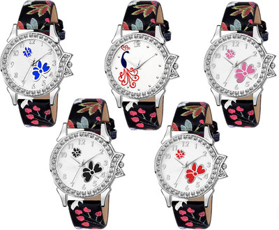 

Keepkart Stylish Attractive Fashionable Multicolour Strap Girls Watch - For Women