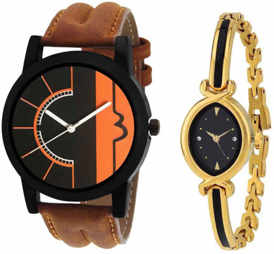 

SPLAZOS Combo Presenting the Leather Strap And Formal Design For Men And Women-14 Watch - For Boys & Girls