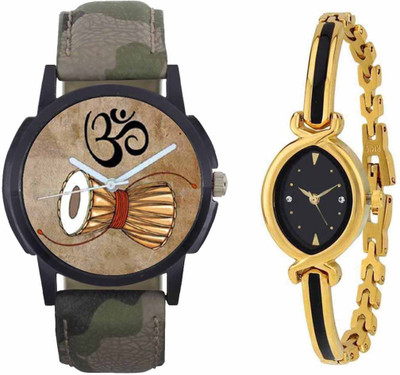 

SPLAZOS Combo Presenting the Leather Strap And Formal Design For Men And Women-63 Watch - For Boys & Girls