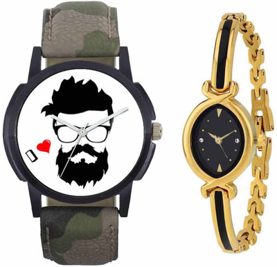 

SPLAZOS Combo Presenting the Leather Strap And Formal Design For Men And Women-74 Watch - For Boys & Girls
