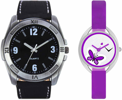 

VALENTIME VL34VT02 New Latest Stylish Designer Collection Leather Combo Couple Fancy Casual Best Offer Watch - For Men & Women