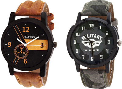 Tarido New Generation multicolor dial multicolor leather strap analog wrist Analog Watch  - For Men