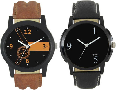 

stardust Combo Black&Brown Lether Watch - For Boys