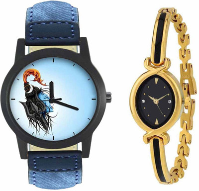 

SPLAZOS Combo Presenting the Leather Strap And Formal Design For Men And Women-87 Watch - For Boys & Girls