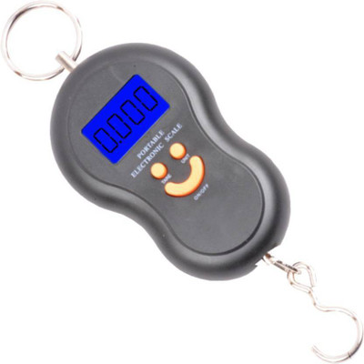 

grabit SUPERIOR QUALITY GAS CYLINDER, LUGGAGE ,KITCHEN SMILEY TYPE Weighing Scale(Black)