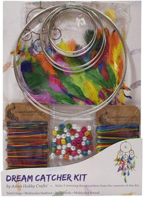 

AsianHobbyCrafts DIY Dream Catcher Kit (Medium)