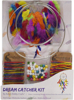 

AsianHobbyCrafts DIY Dream Catcher Kit (Small)