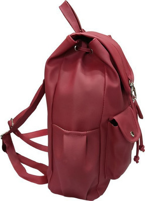 

Groset faux Leather 5 L Backpack(Maroon)
