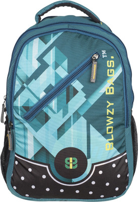 

Blowzy Lite weight Casual College 20 L Backpack(Blue, Black), Sky blue