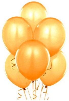 

BashNSplash Solid 12 INCH ORANGE BALLOONS PARTY DECORATION (PACK OF 30) Balloon(Orange, Pack of 30)